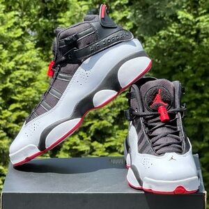 Jordan Kids' Black and Gray Sneakers